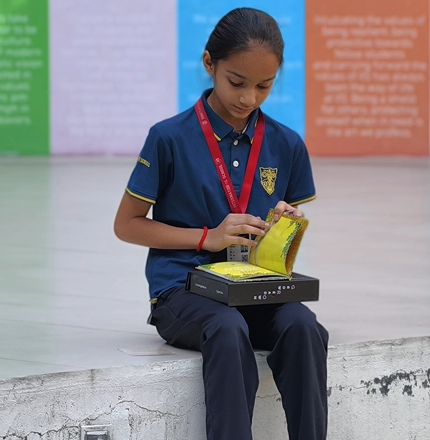 Students exploring GroBro products